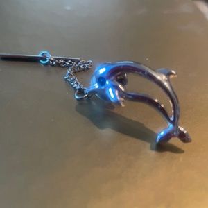 Tie clasp—Dolphin